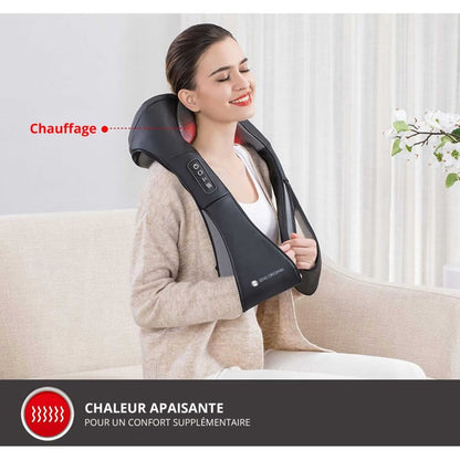 Masseur Cervical Chauffant Shiatsu – Relaxation Profonde à Domicile